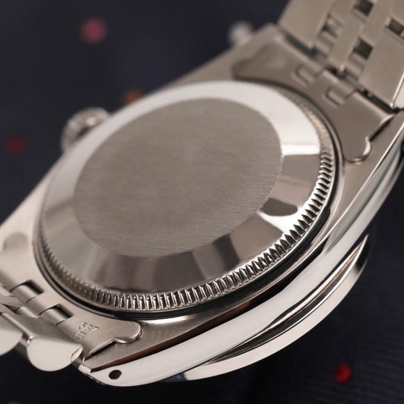 Rolex31mm SS Purple Dial Custom Diamonds - Picture 6 of 7